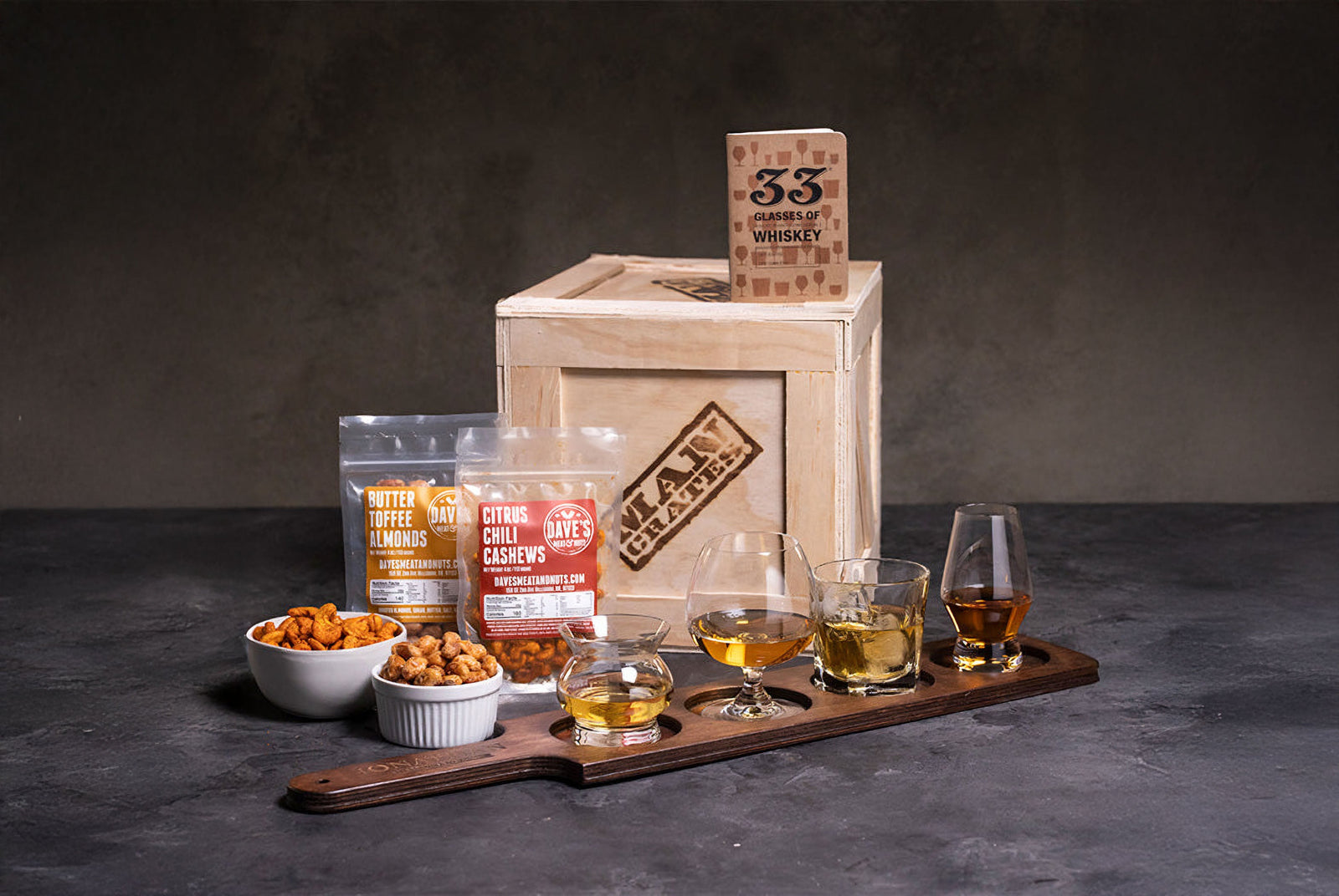 Whiskey Lovers Crate from Man Crates