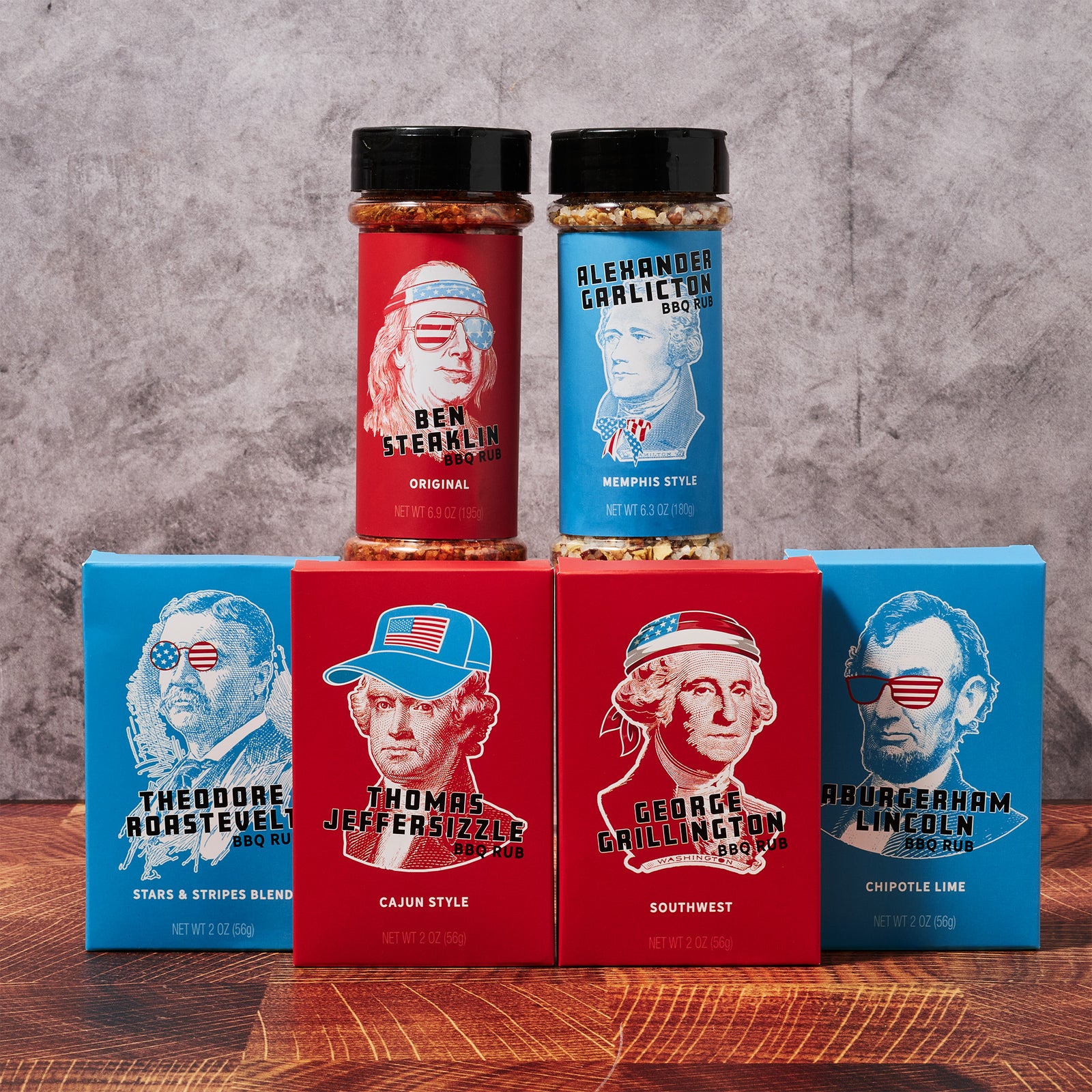 Founding Fathers BBQ Rub Crate