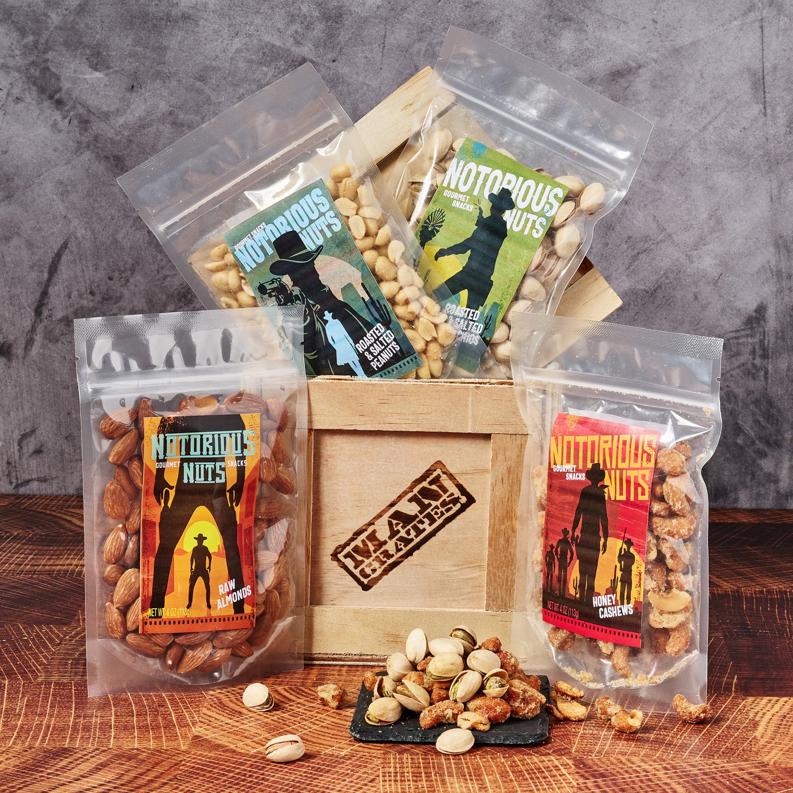 Saloon Nuts Mini Crate