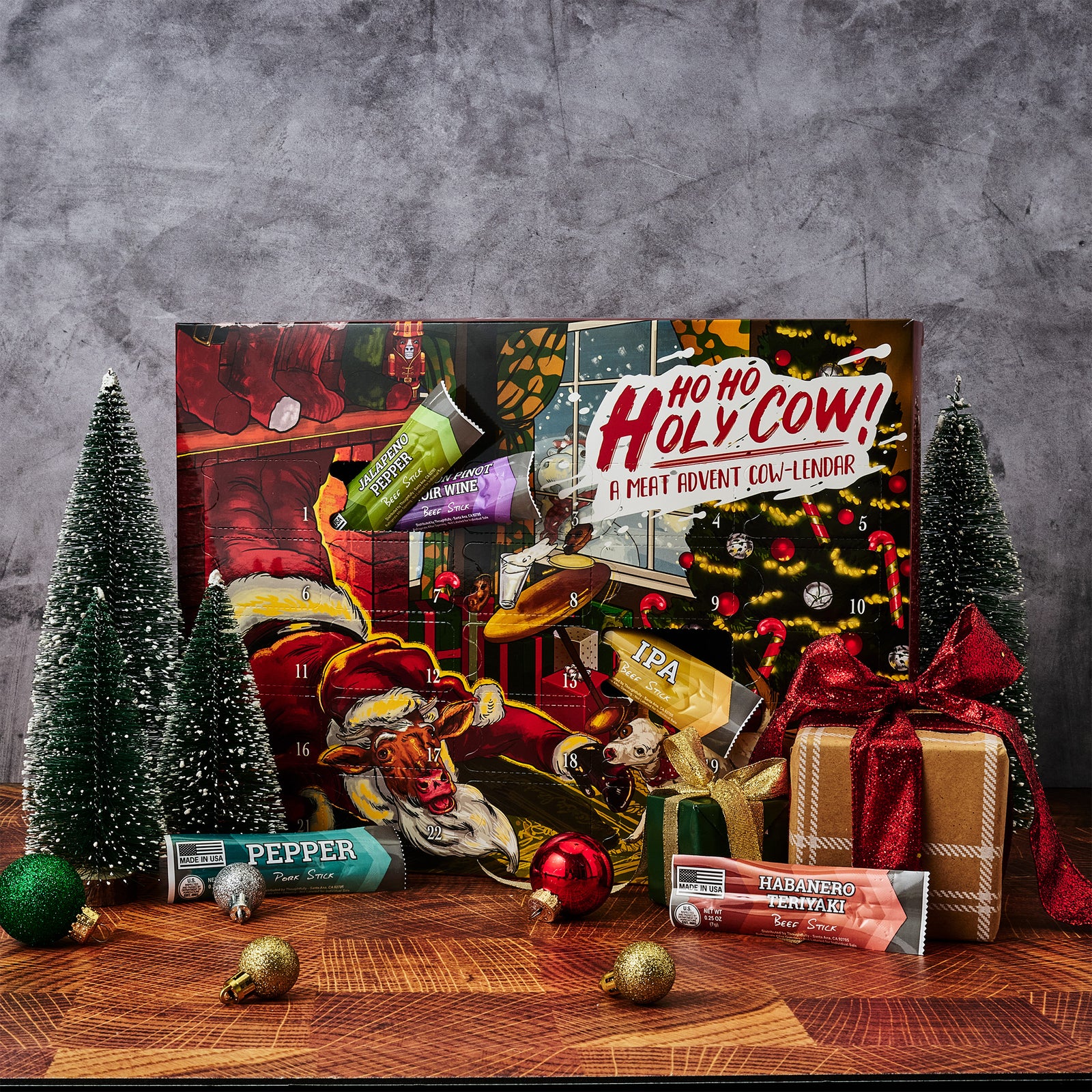 Ho-Ho-Holy Cow Jerky Advent Calendar