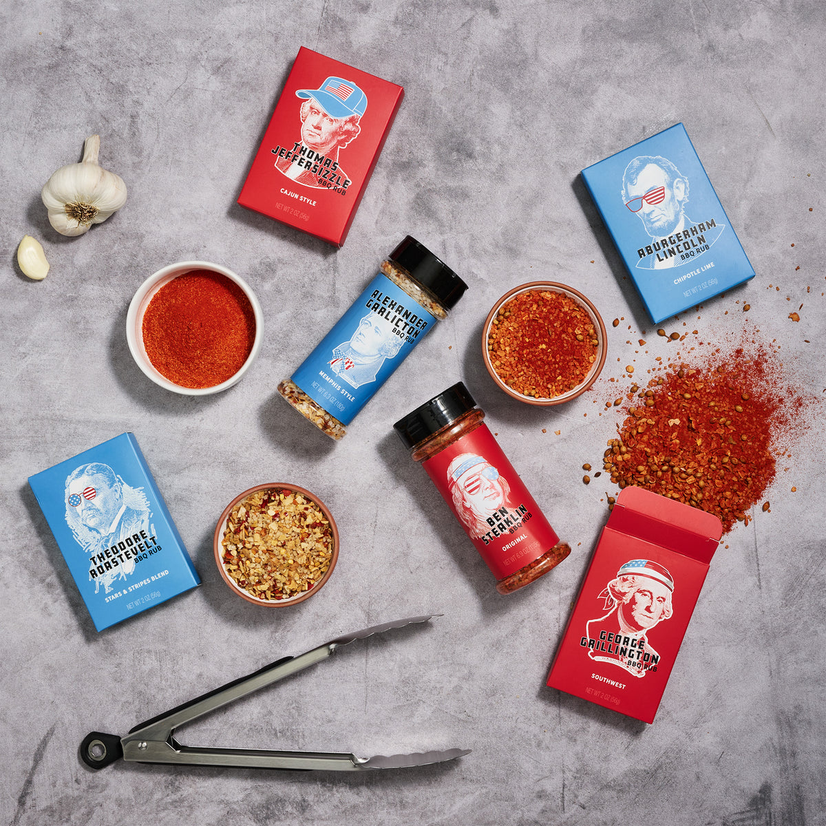 Founding Fathers BBQ Rub Crate