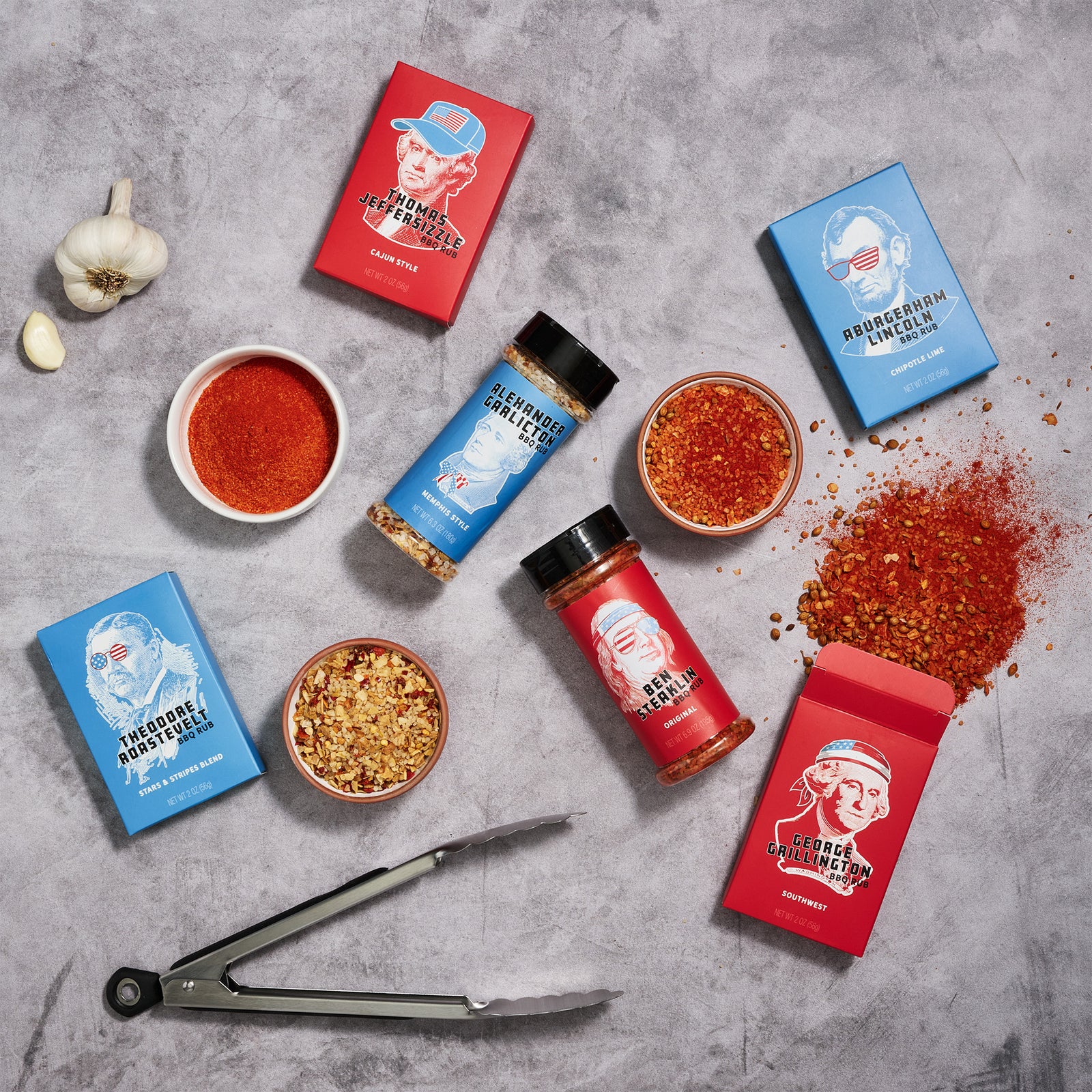 Founding Fathers BBQ Rub Crate