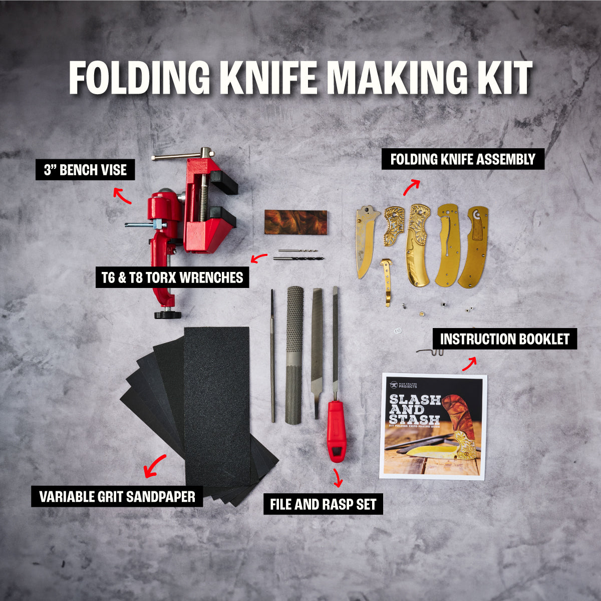 Folding Knife Making Gift Kit
