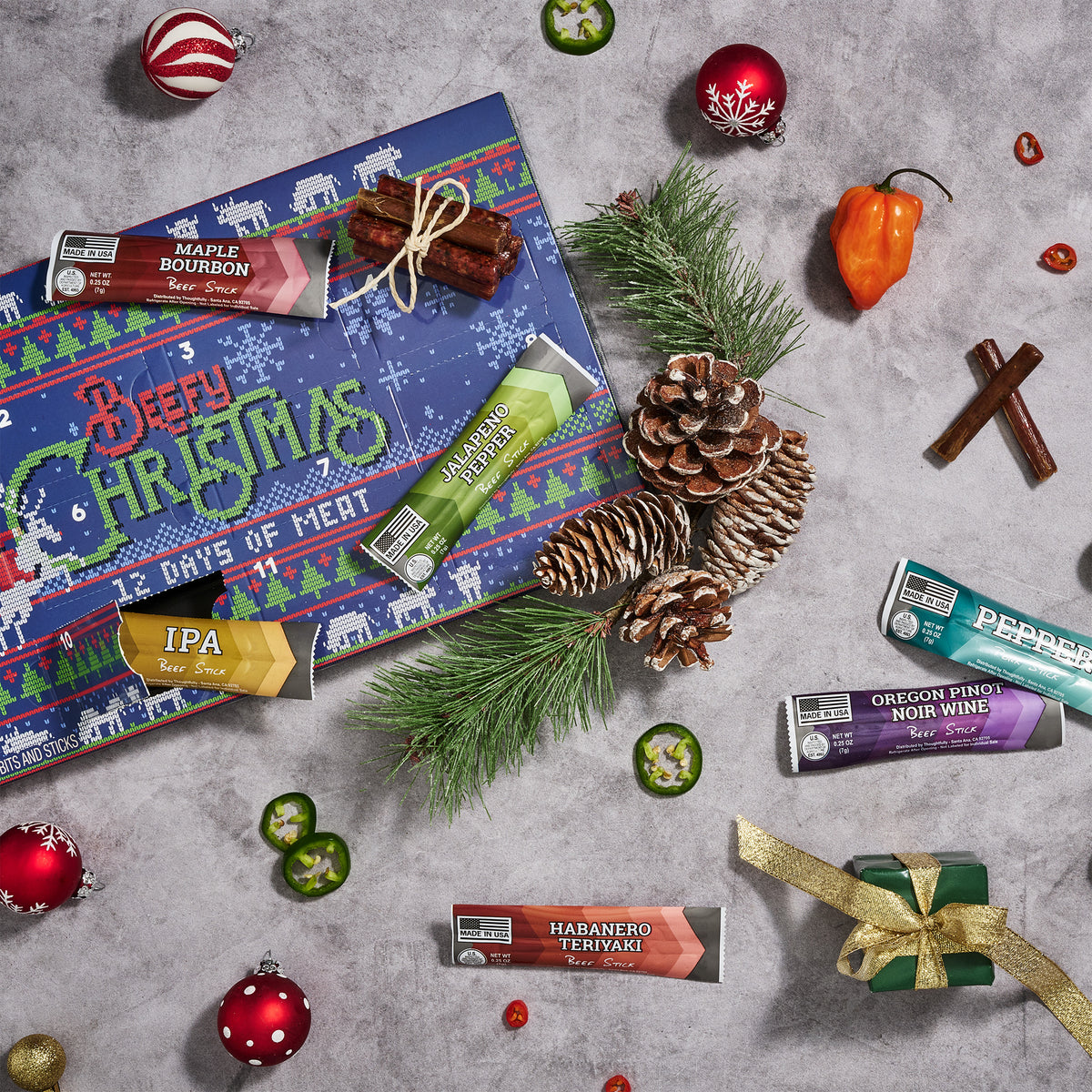 12 Days of Christmas Jerky Advent Calendar