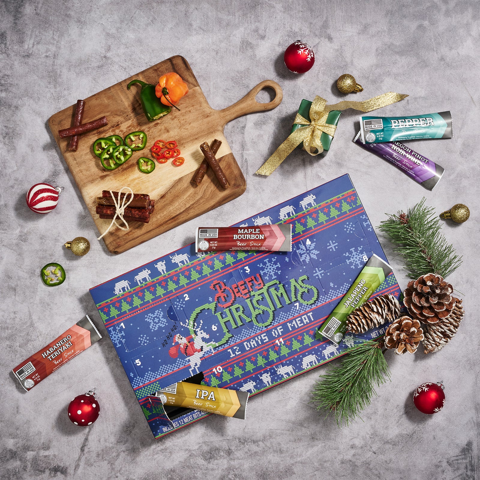 12 Days of Christmas Jerky Advent Calendar