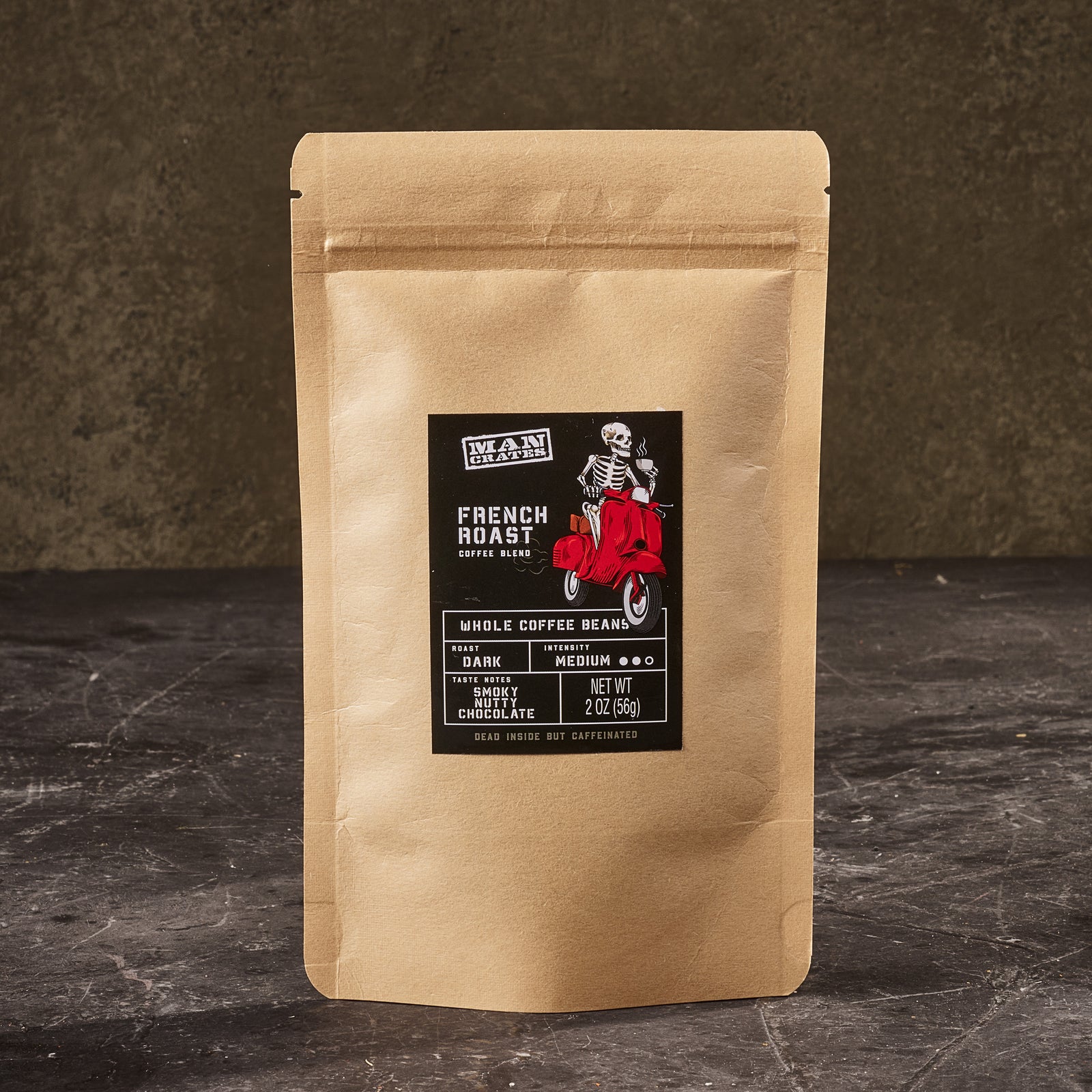 Personalized Mug Mini Crate - French Roast Coffee Beans, 2 oz