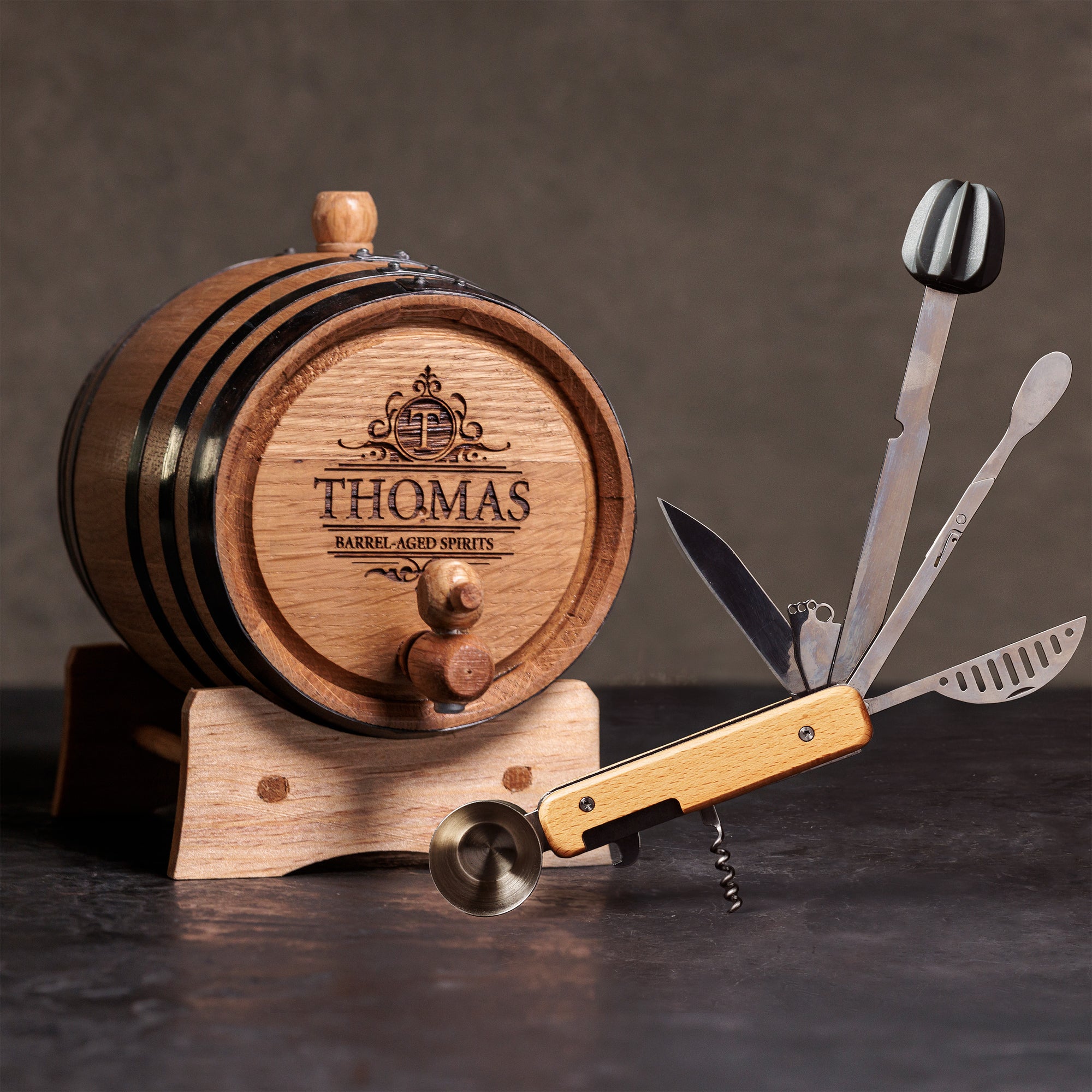 Personalized Whiskey Barrel Aging Kit