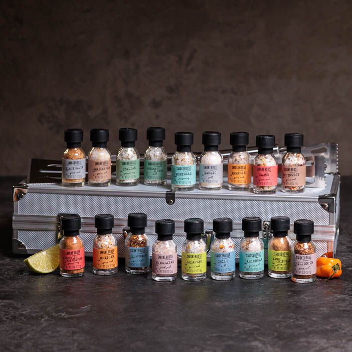 Smokehouse BBQ Grilling Case and Rubs Gift Set